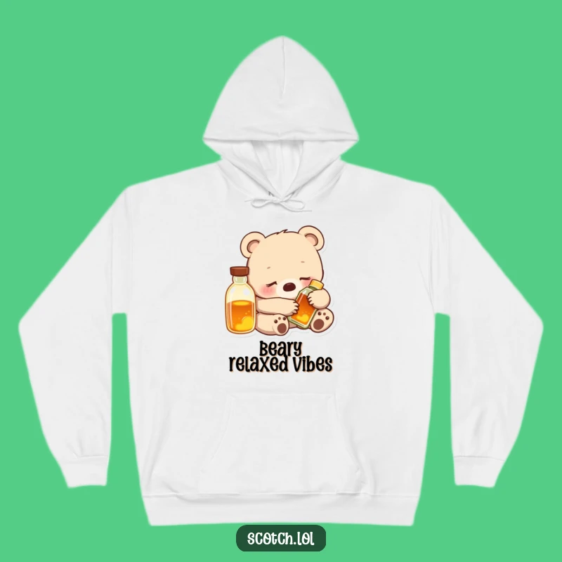 Funny Bear Cub Cozy Hoodie: Warm Snuggle Sweatshirt, Super Humorous Gift!